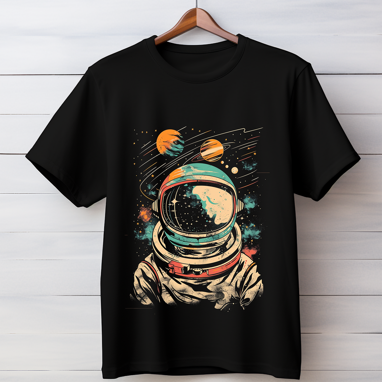 Astronaut Black T-shirt