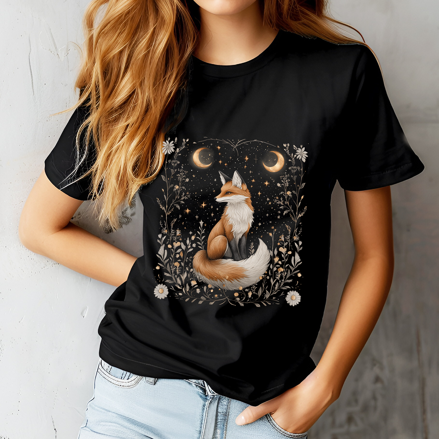 Fox Black Ladies T-shirt
