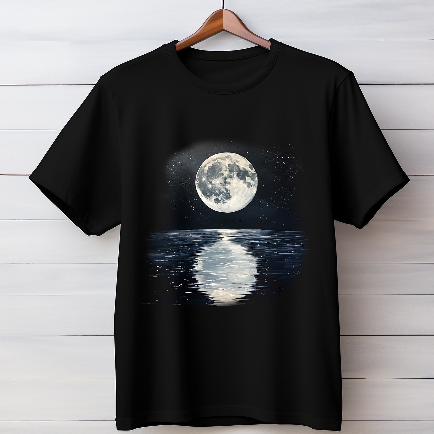 Full Moon Black T-shirt