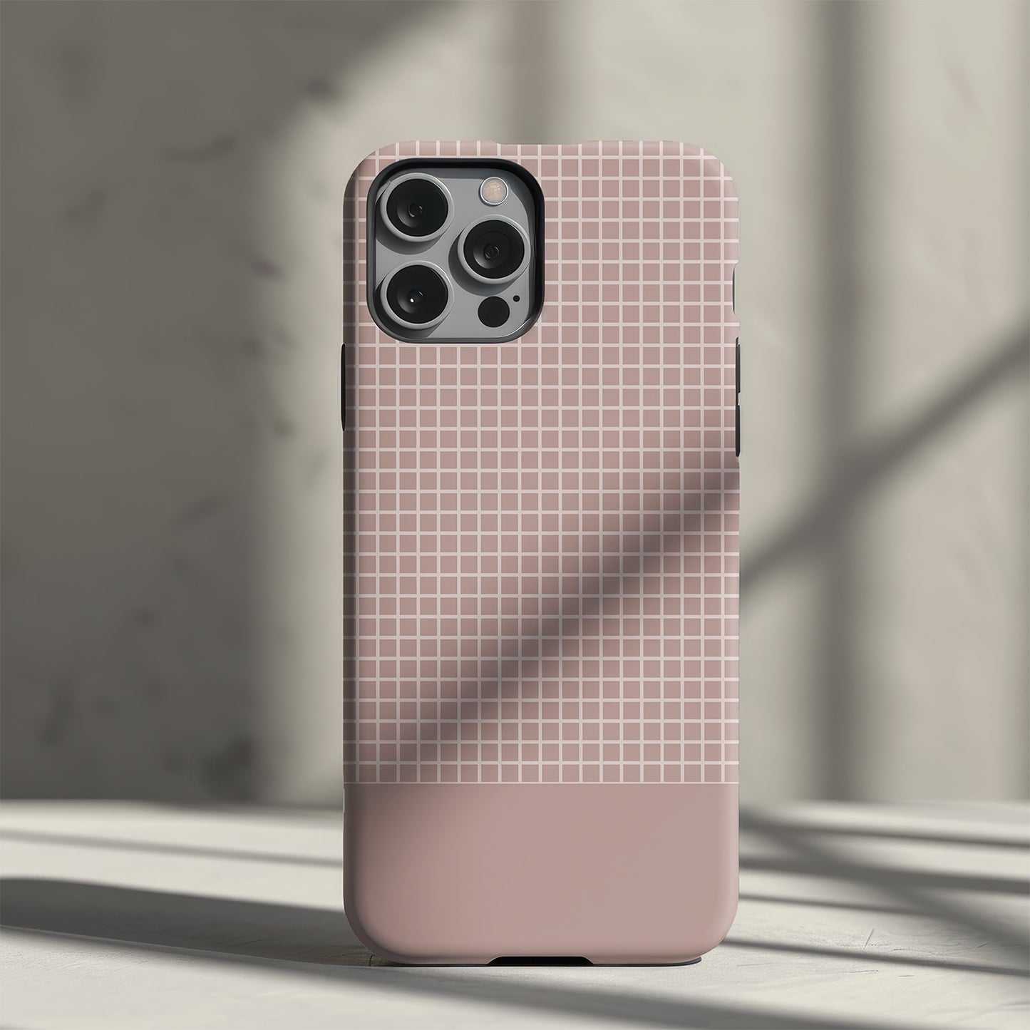 Mocca Grid Slim Phone Case