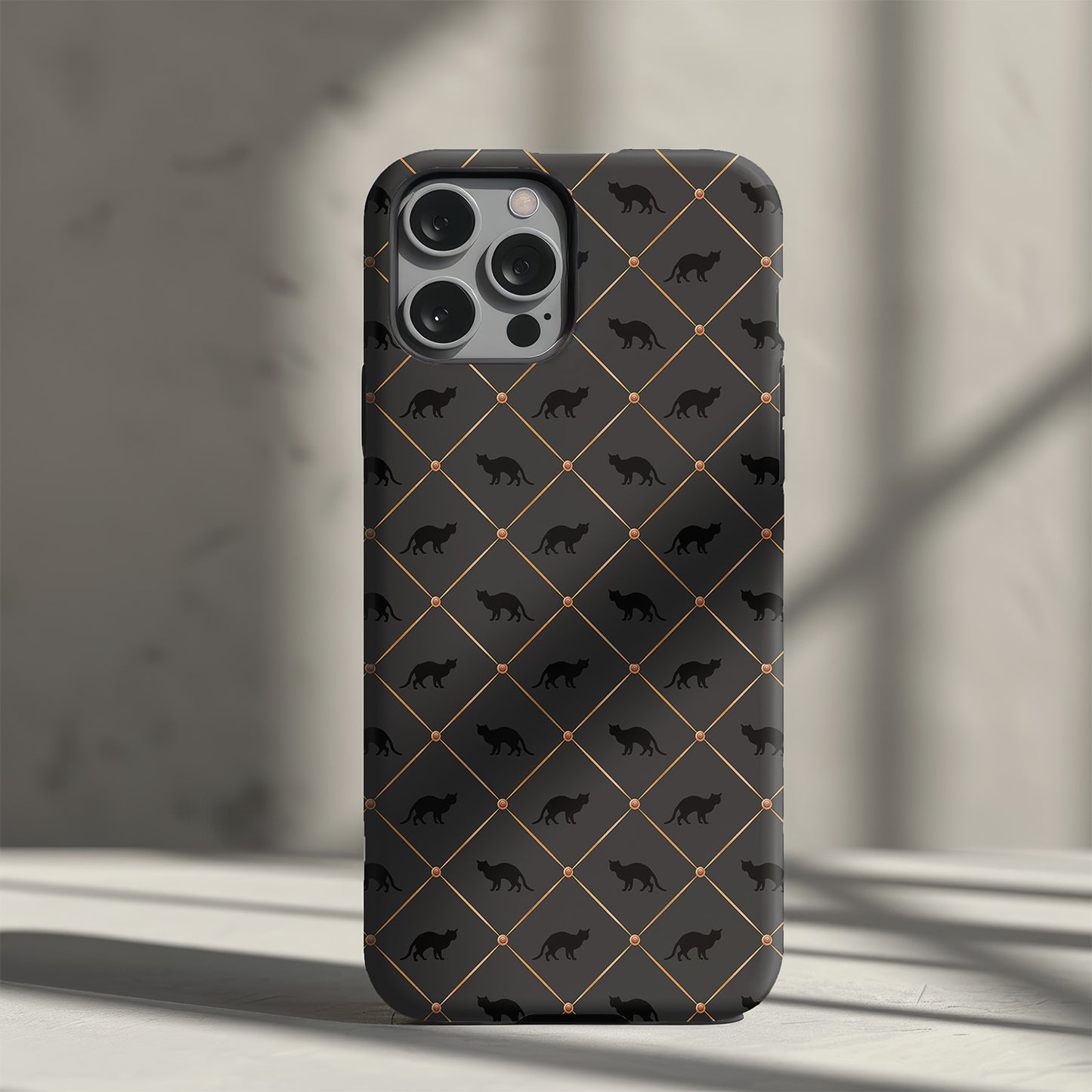 Black Cats Slim Phone Case