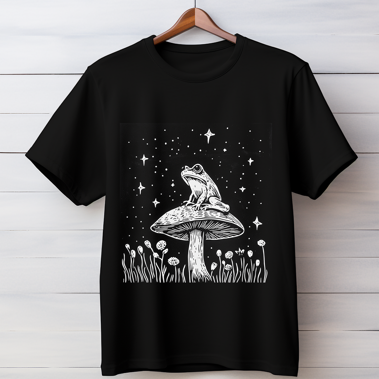 Starstuck Frog Black T-shirt