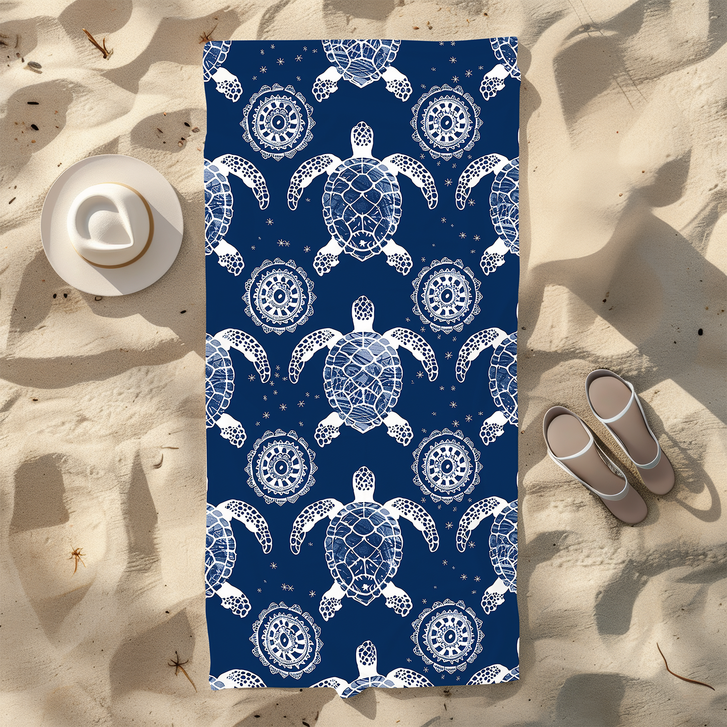 Turtles Printed Beach Towel