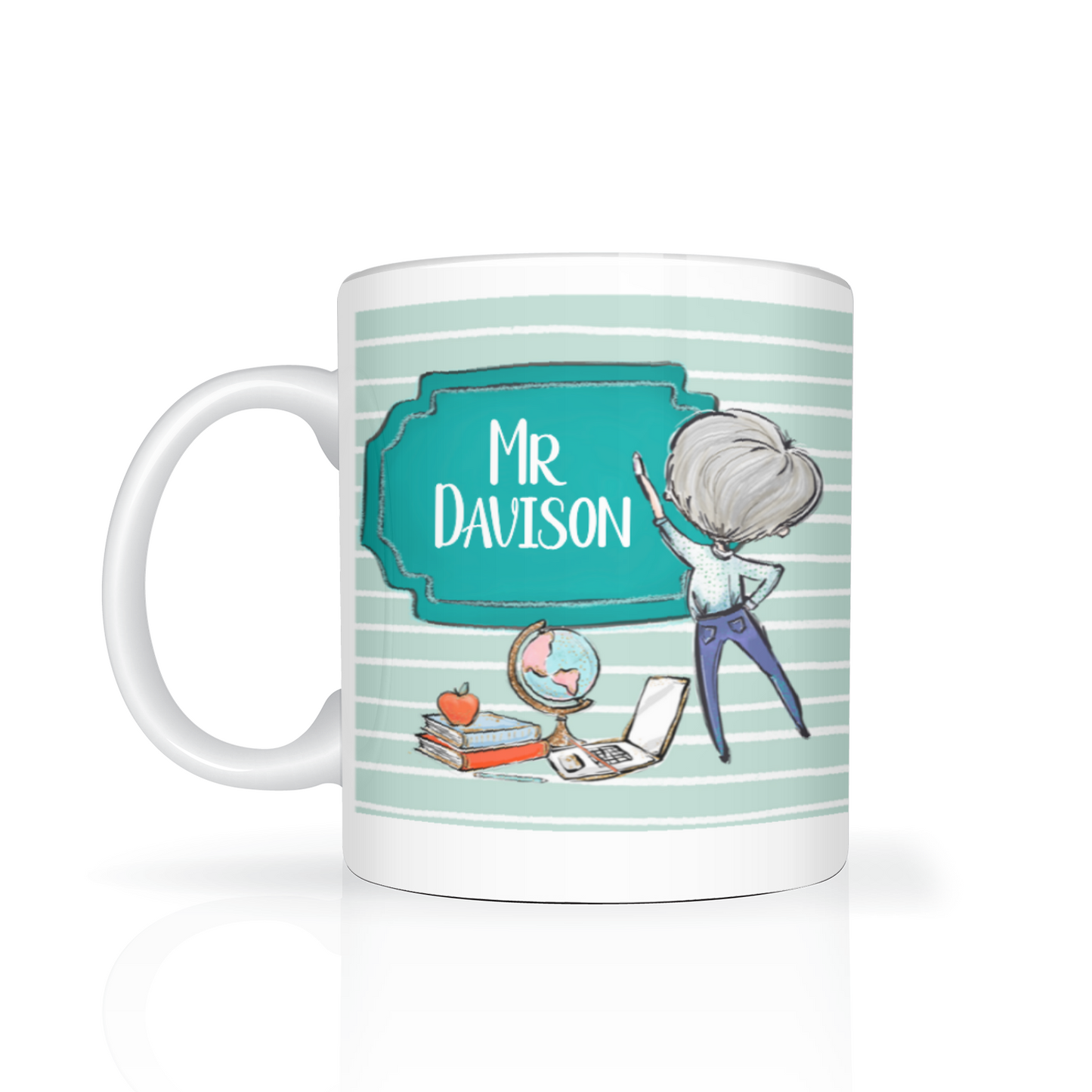 Thank You Teacher Personalised 11oz Mug #1
