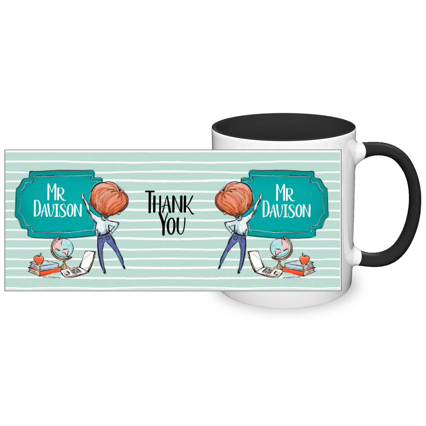 Thank You Teacher Personalised 11oz Mug #2