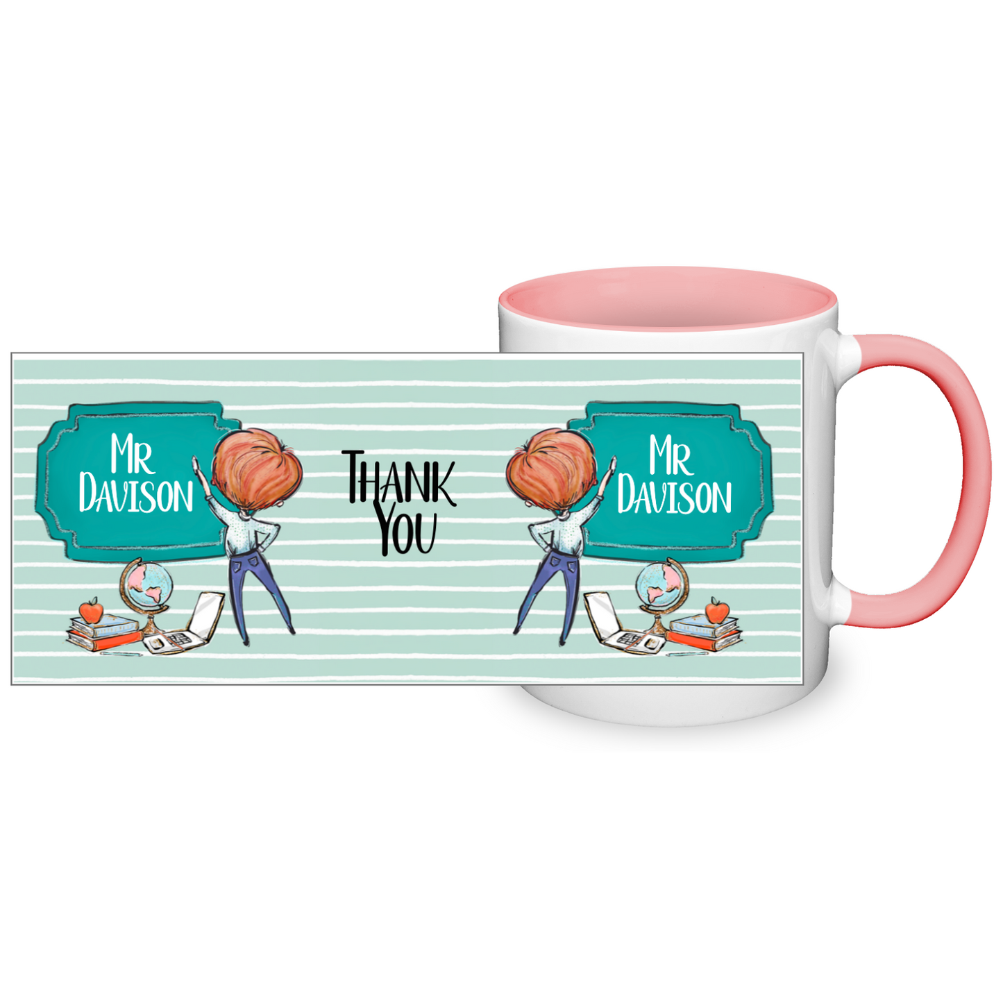 Thank You Teacher Personalised 11oz Mug #2