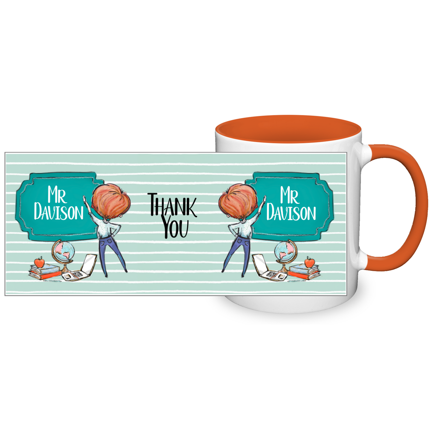Thank You Teacher Personalised 11oz Mug #2