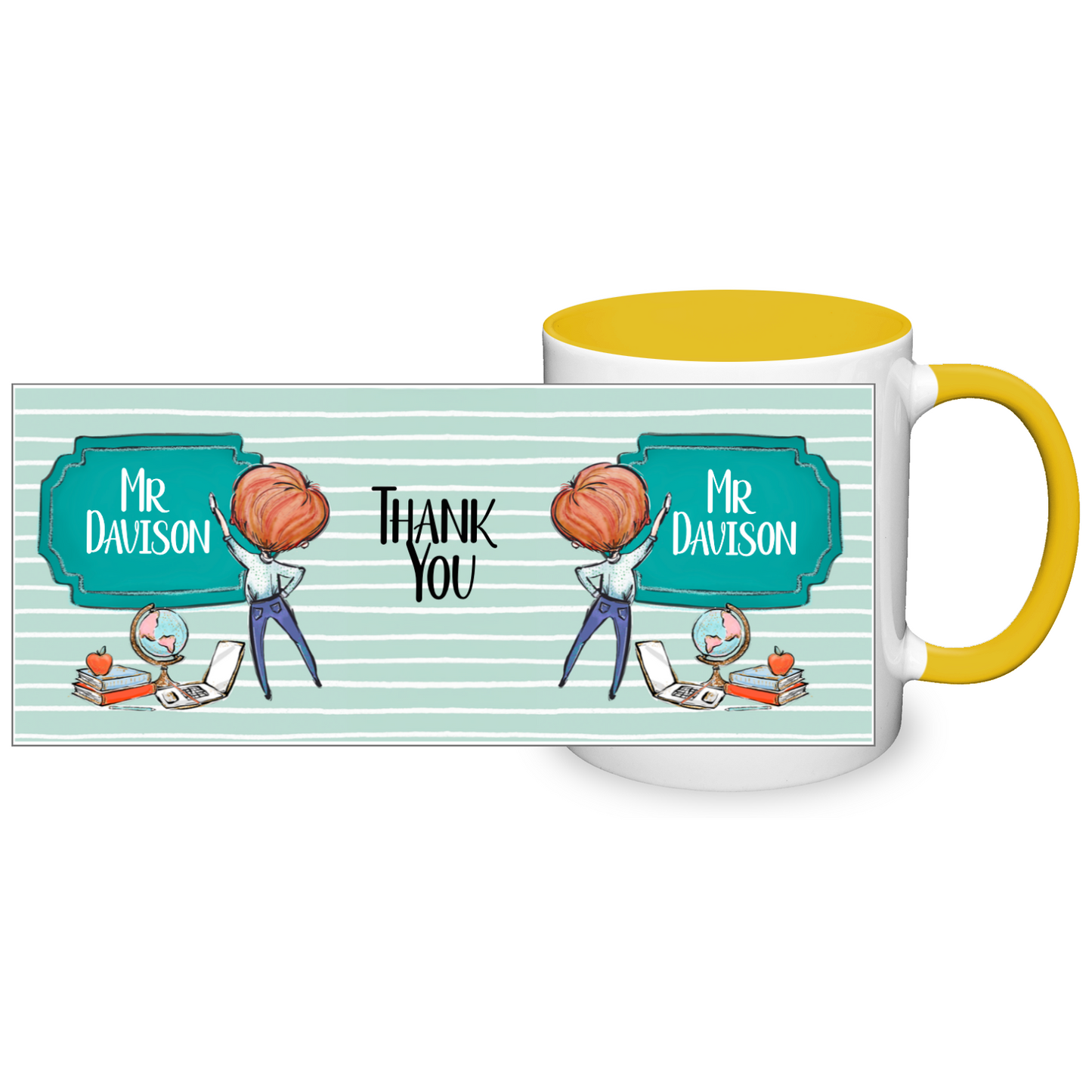 Thank You Teacher Personalised 11oz Mug #2