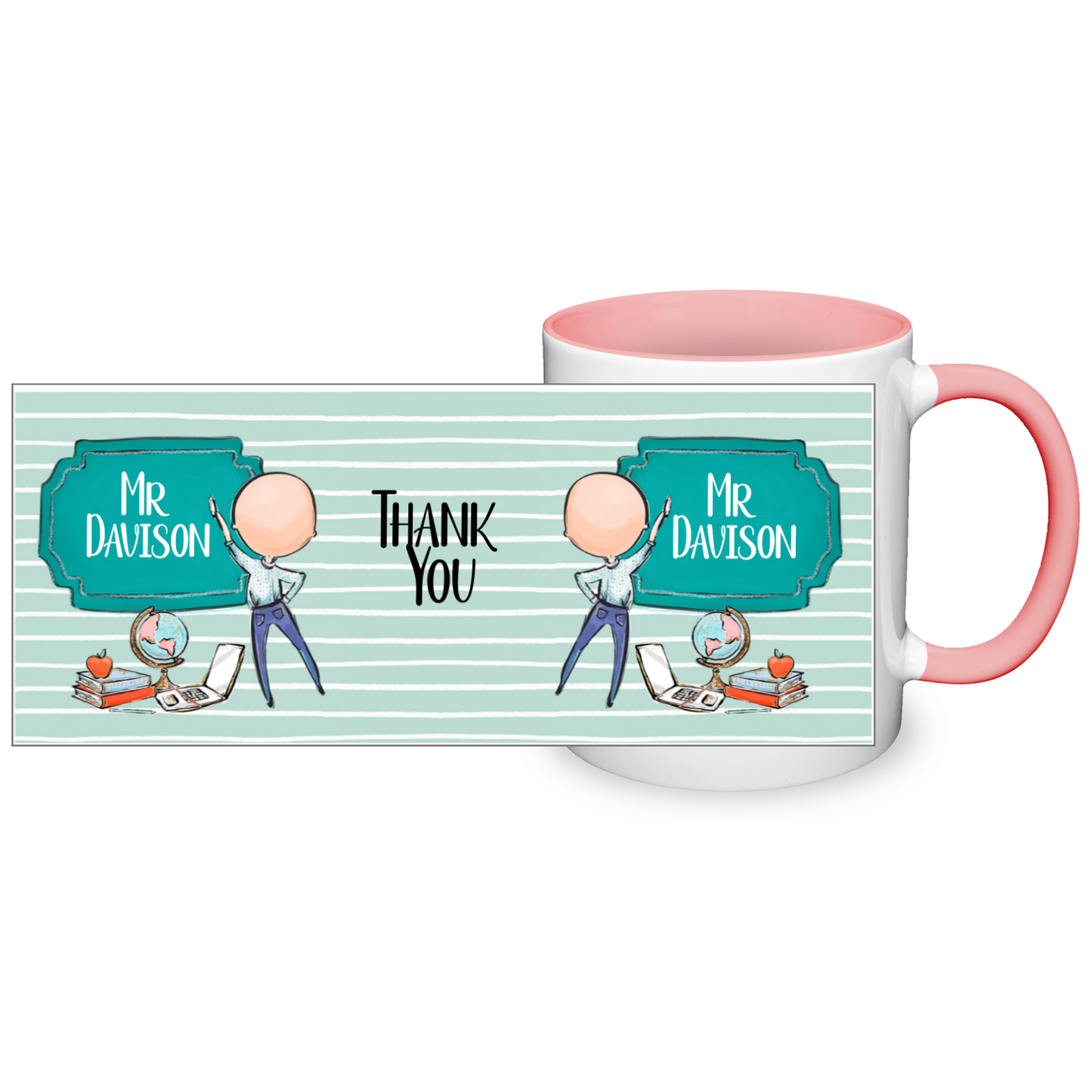 Thank You Teacher Personalised 11oz Mug #3