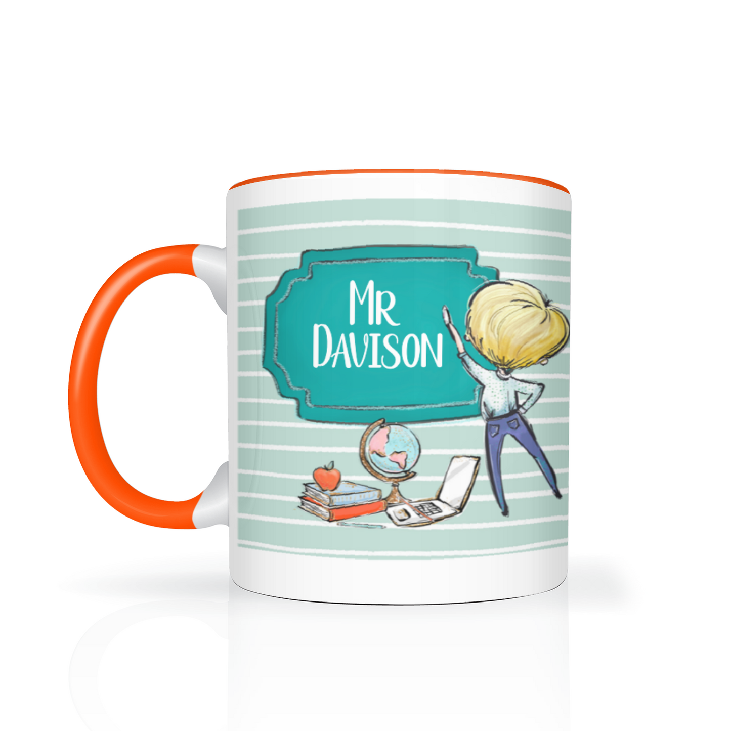 Thank You Teacher Personalised 11oz Mug #4