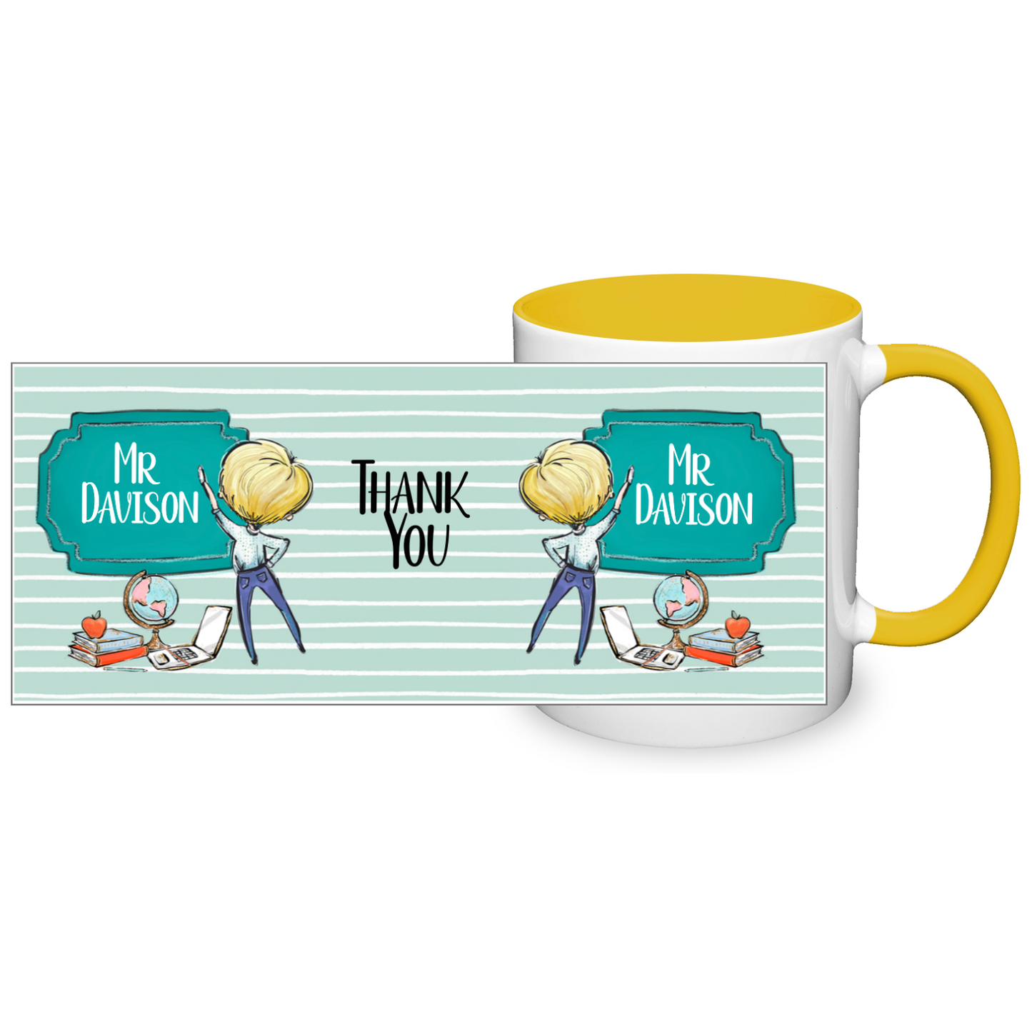 Thank You Teacher Personalised 11oz Mug #4