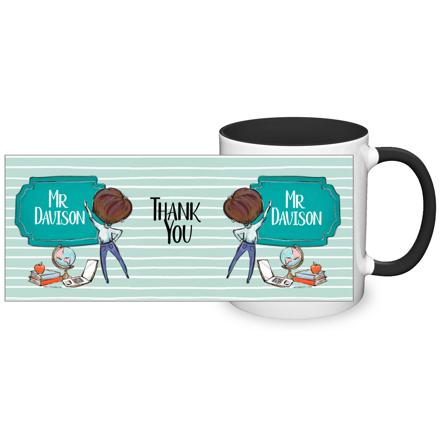 Thank You Teacher Personalised 11oz Mug #5