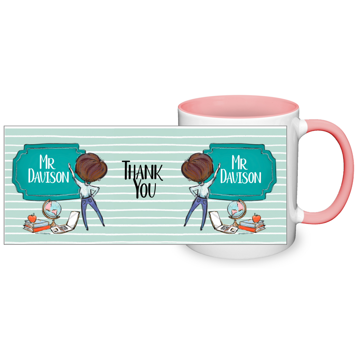 Thank You Teacher Personalised 11oz Mug #5
