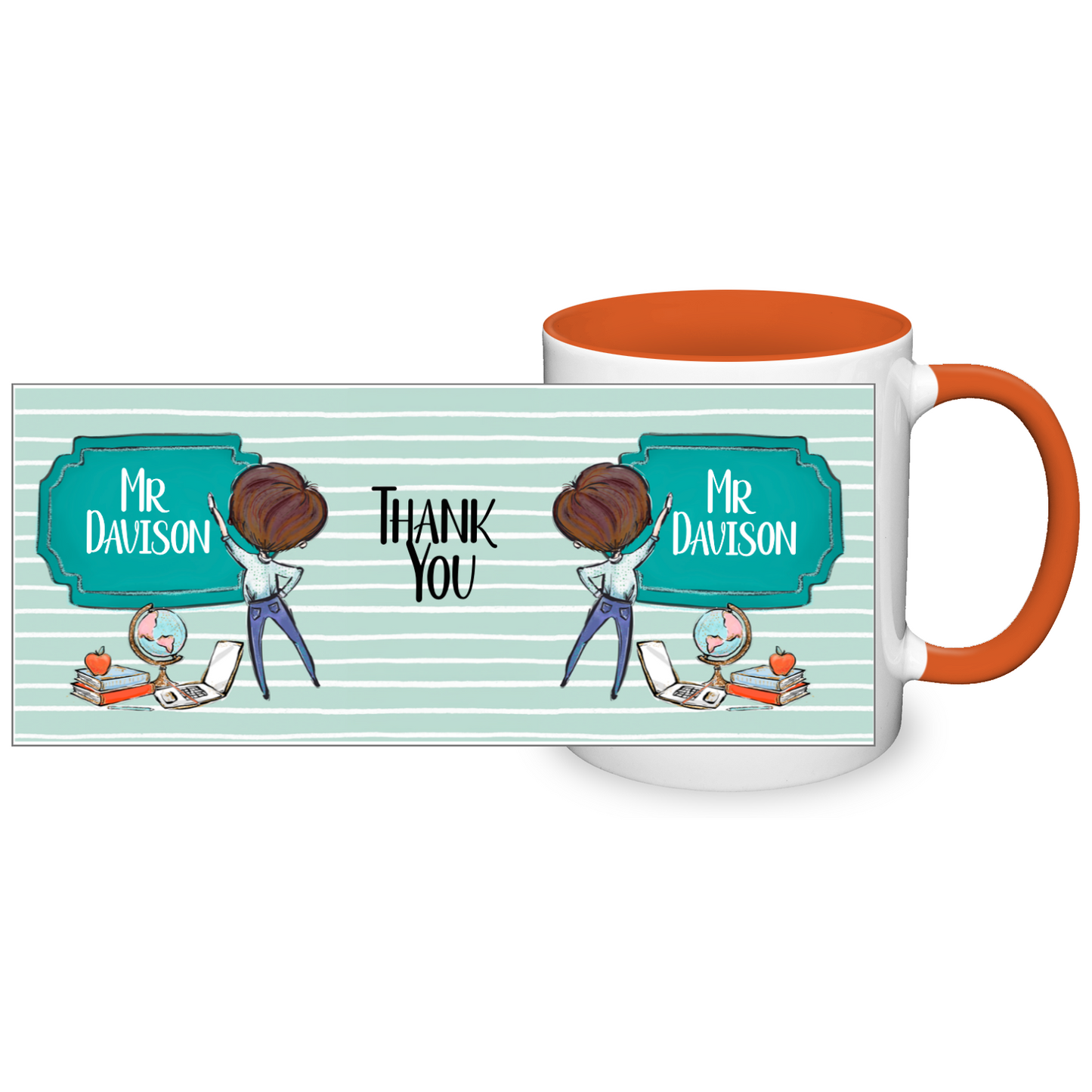 Thank You Teacher Personalised 11oz Mug #5