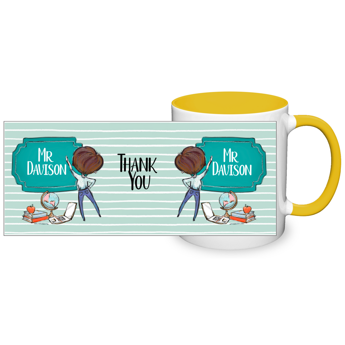 Thank You Teacher Personalised 11oz Mug #5