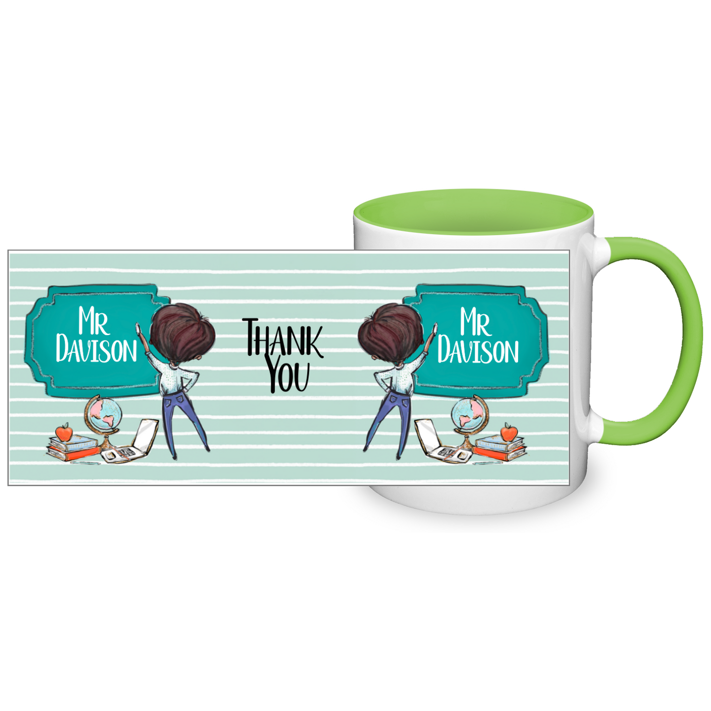 Thank You Teacher Personalised 11oz Mug #6