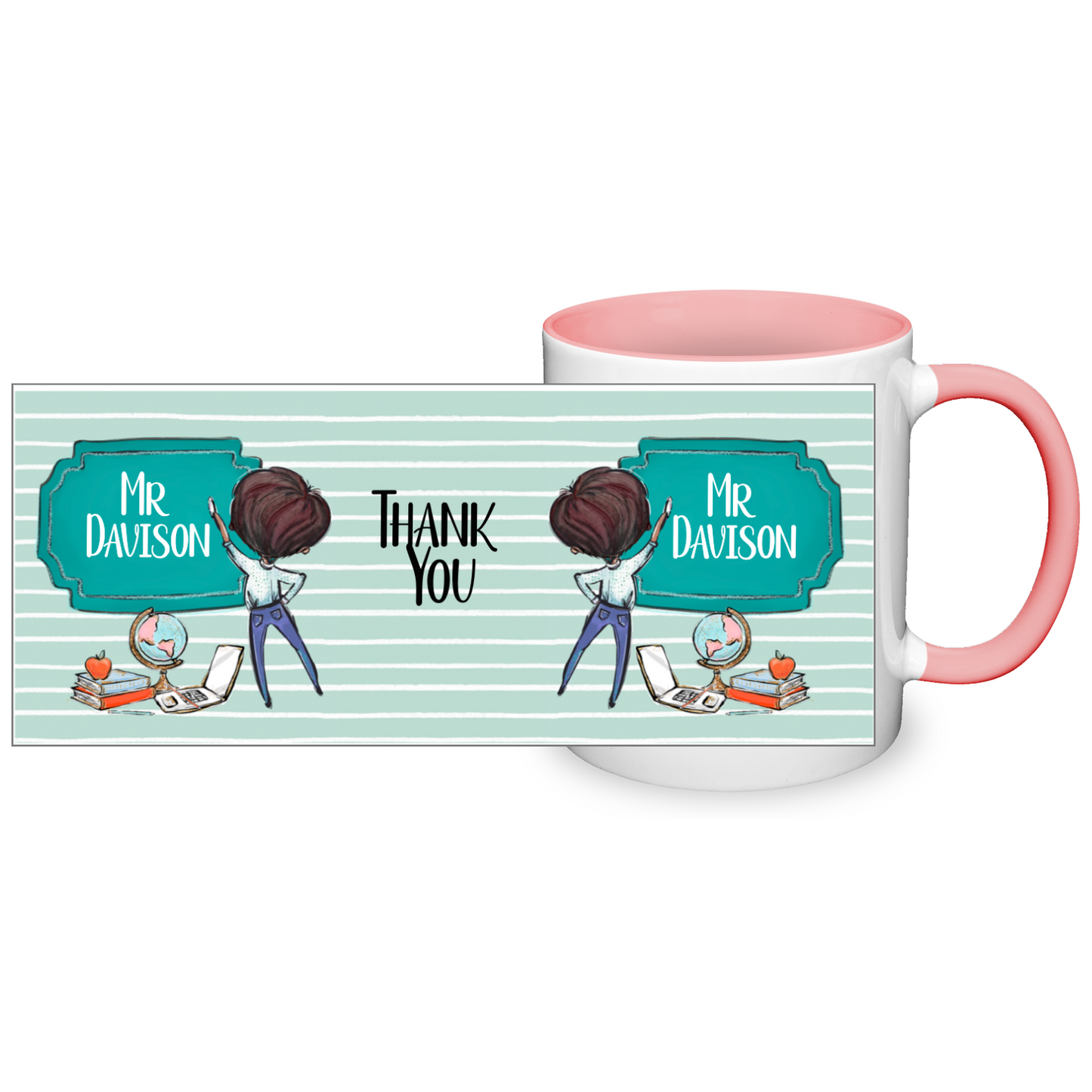 Thank You Teacher Personalised 11oz Mug #6
