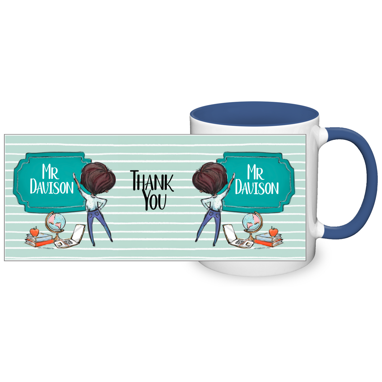 Thank You Teacher Personalised 11oz Mug #6