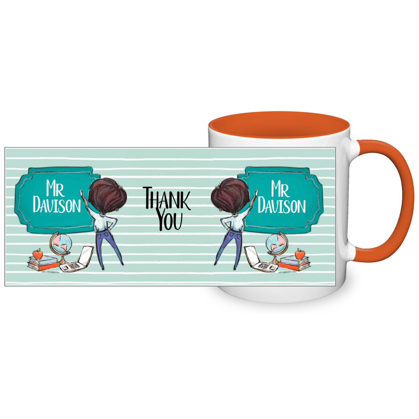 Thank You Teacher Personalised 11oz Mug #6