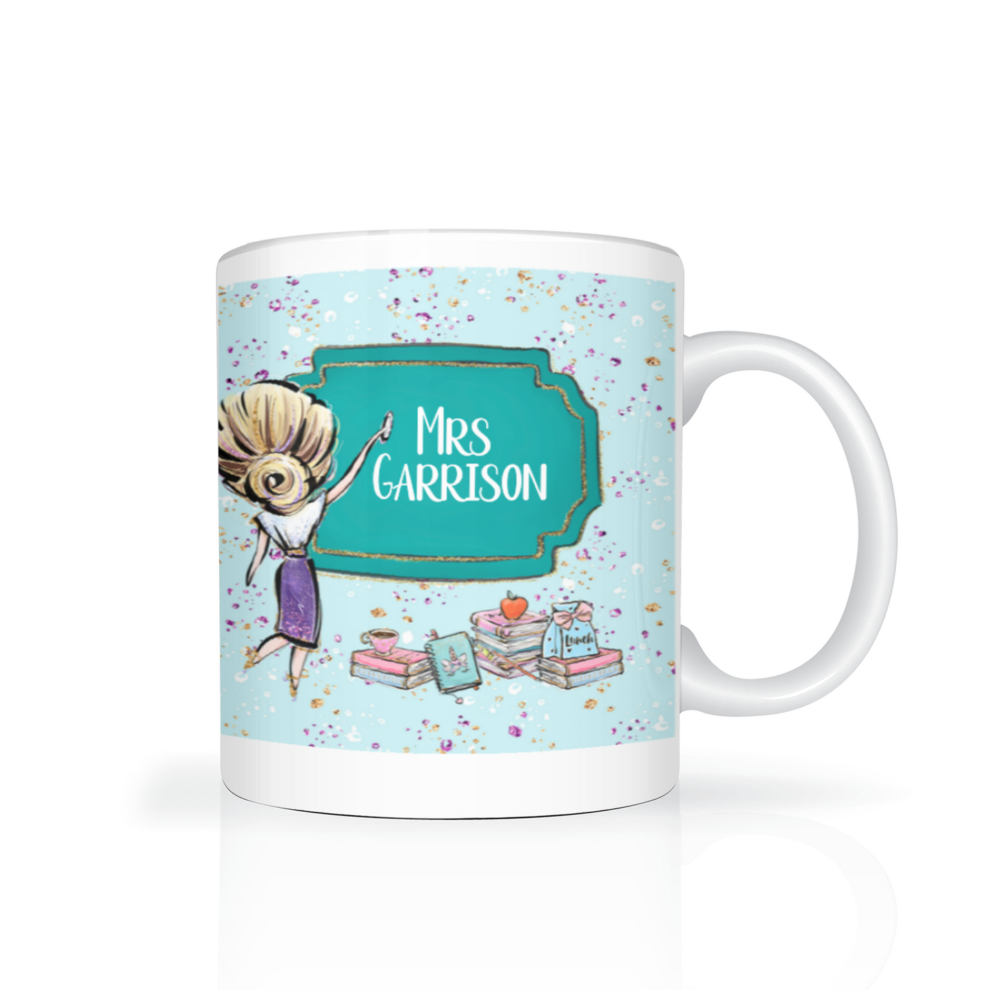 Thank You Teacher Personalised 11oz Mug #7