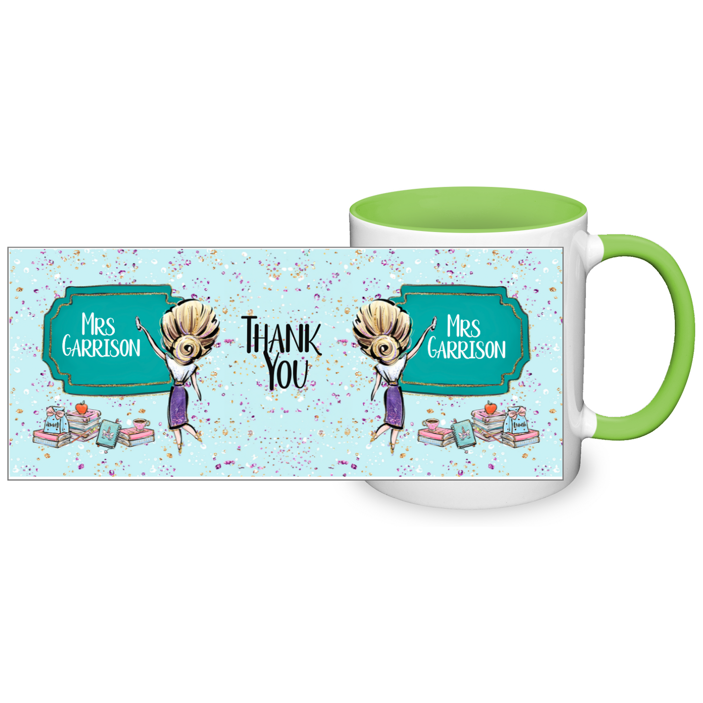 Thank You Teacher Personalised 11oz Mug #7
