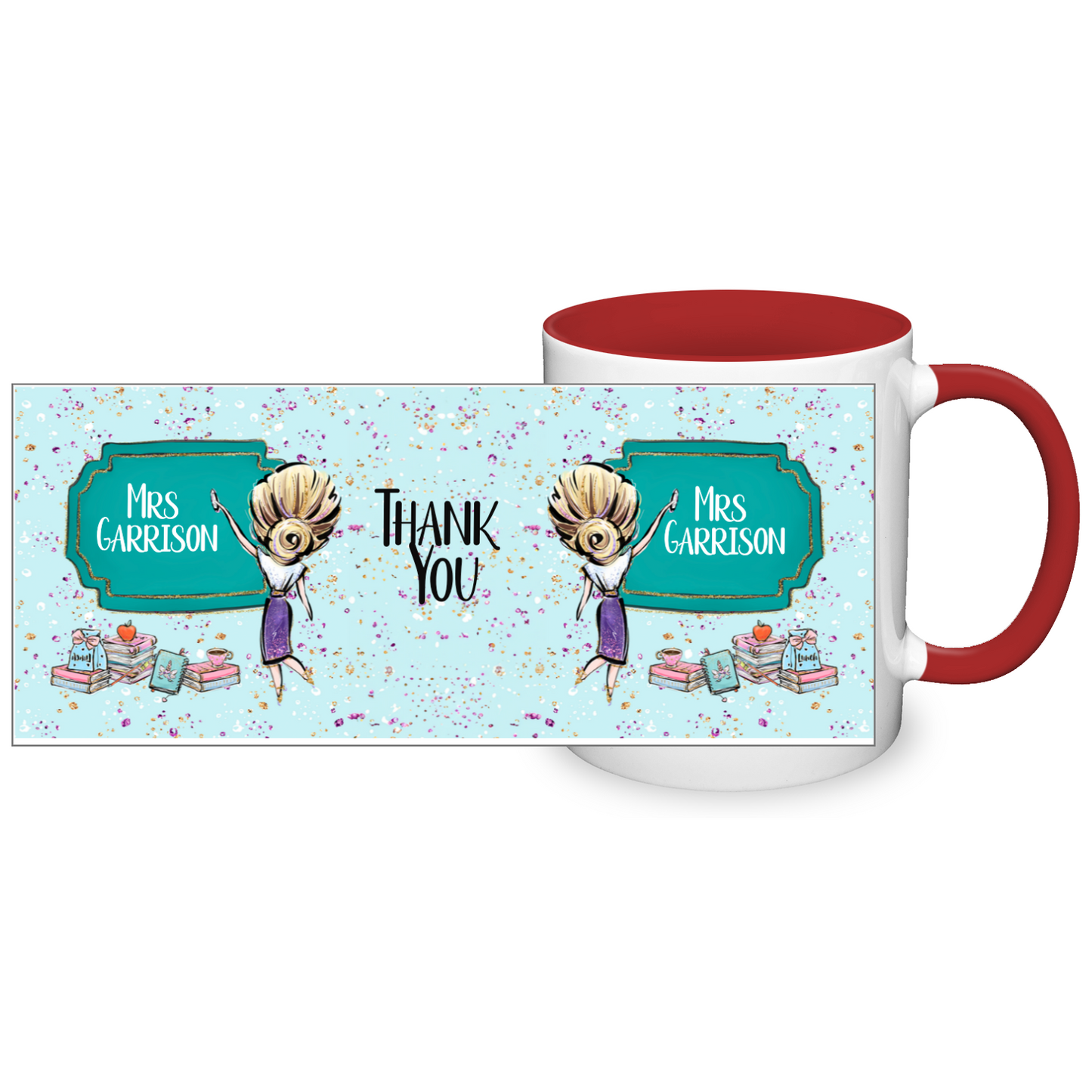 Thank You Teacher Personalised 11oz Mug #7