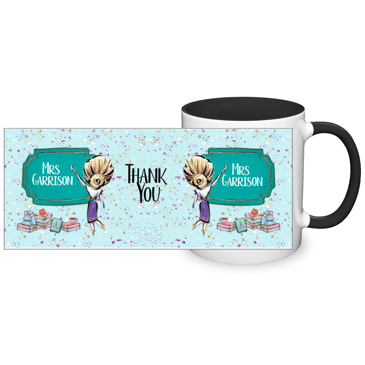 Thank You Teacher Personalised 11oz Mug #7