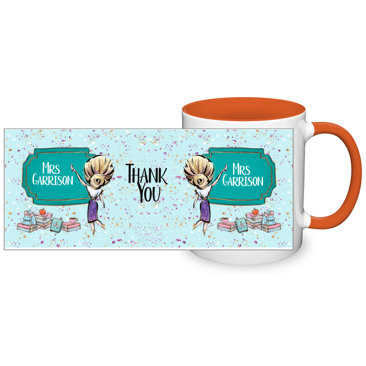 Thank You Teacher Personalised 11oz Mug #7