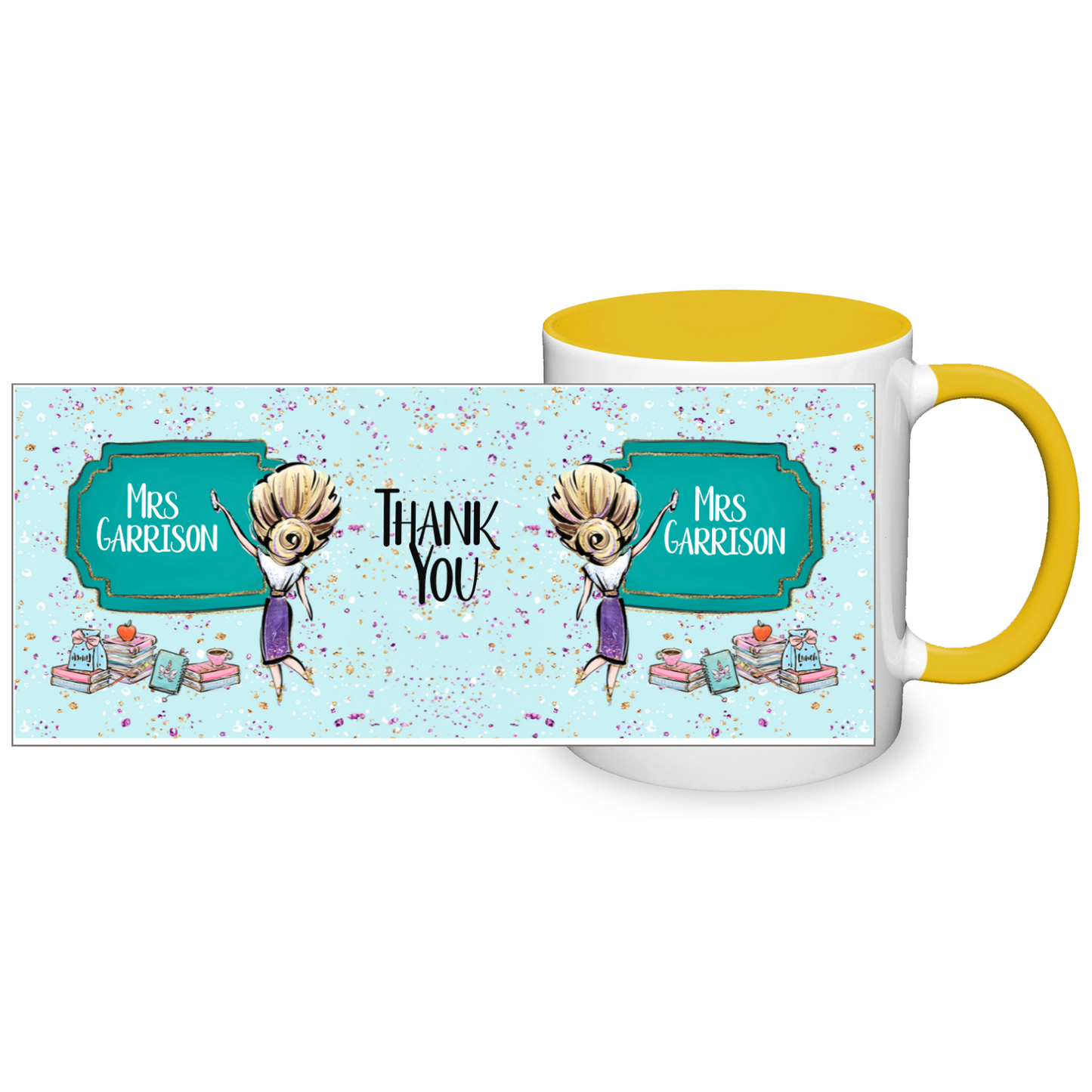 Thank You Teacher Personalised 11oz Mug #7