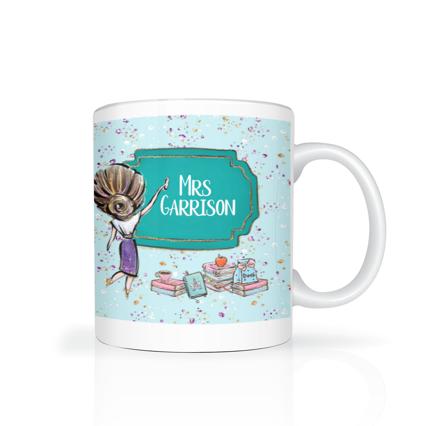 Thank You Teacher Personalised 11oz Mug #8