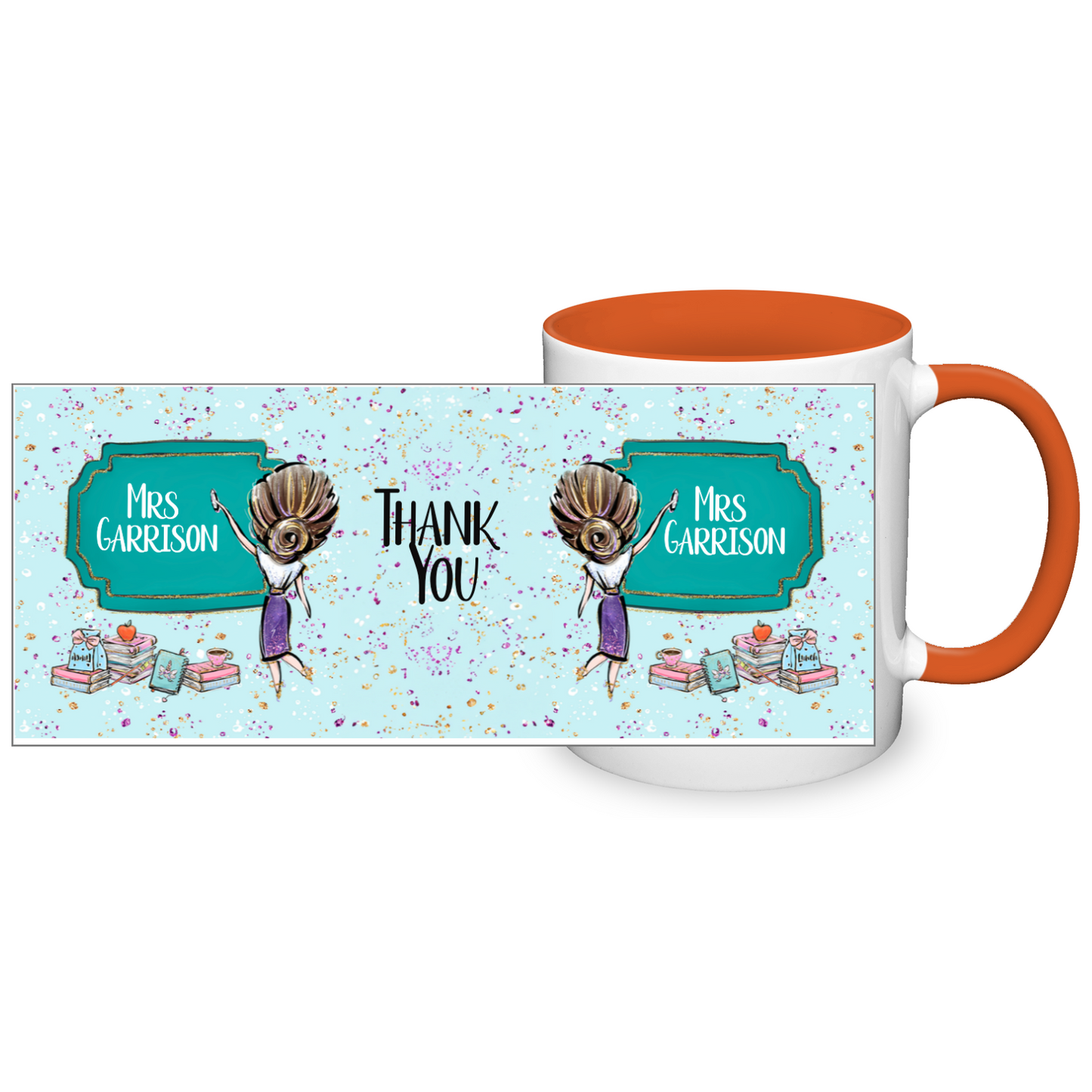 Thank You Teacher Personalised 11oz Mug #8