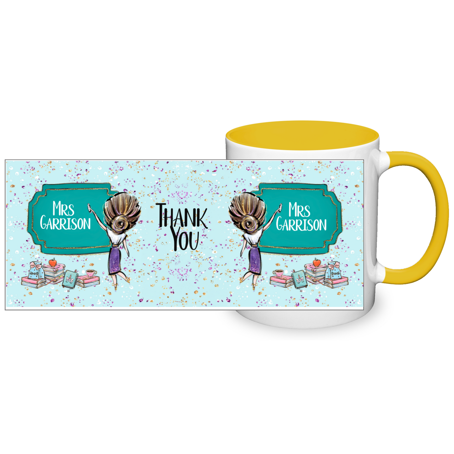 Thank You Teacher Personalised 11oz Mug #8