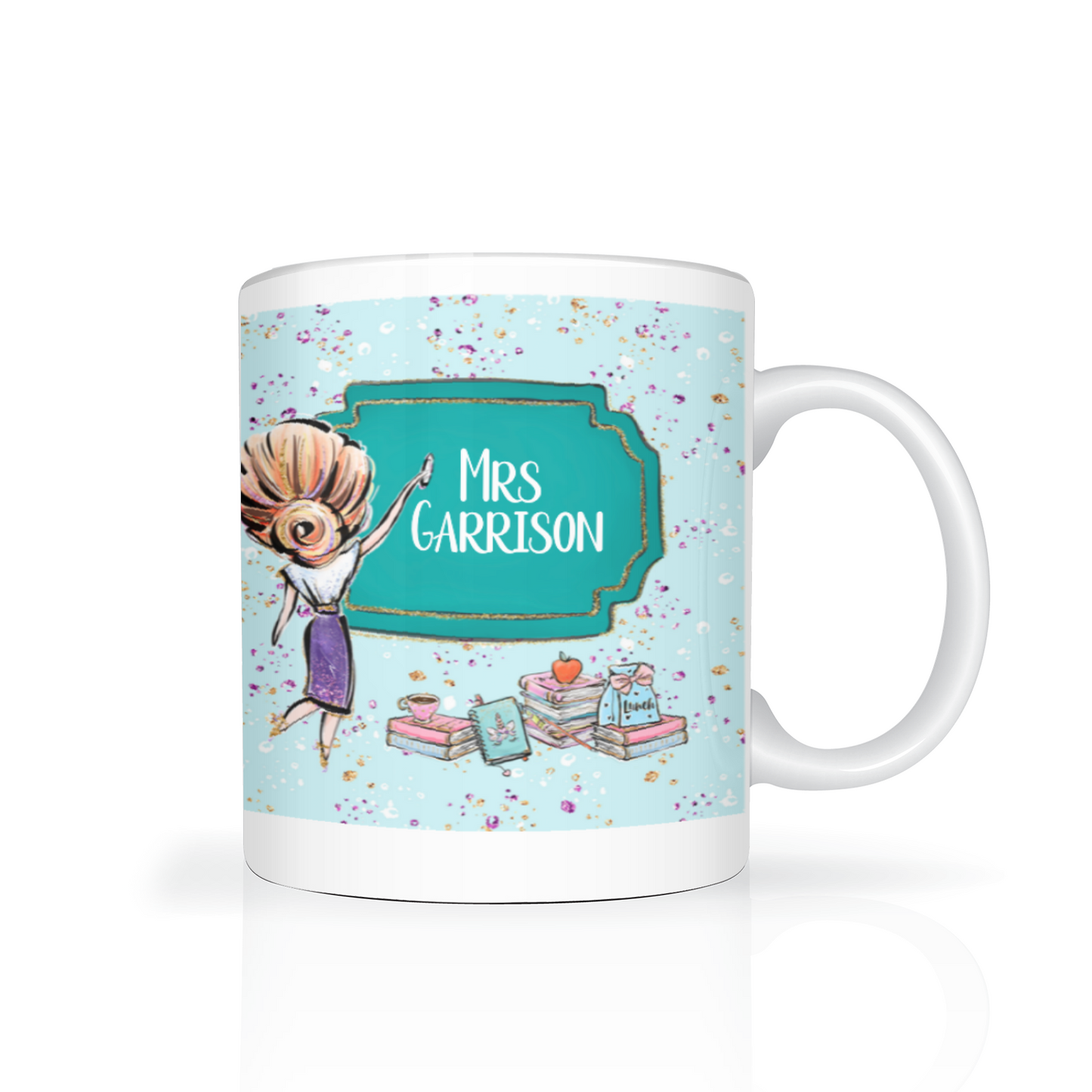 Thank You Teacher Personalised 11oz Mug #10