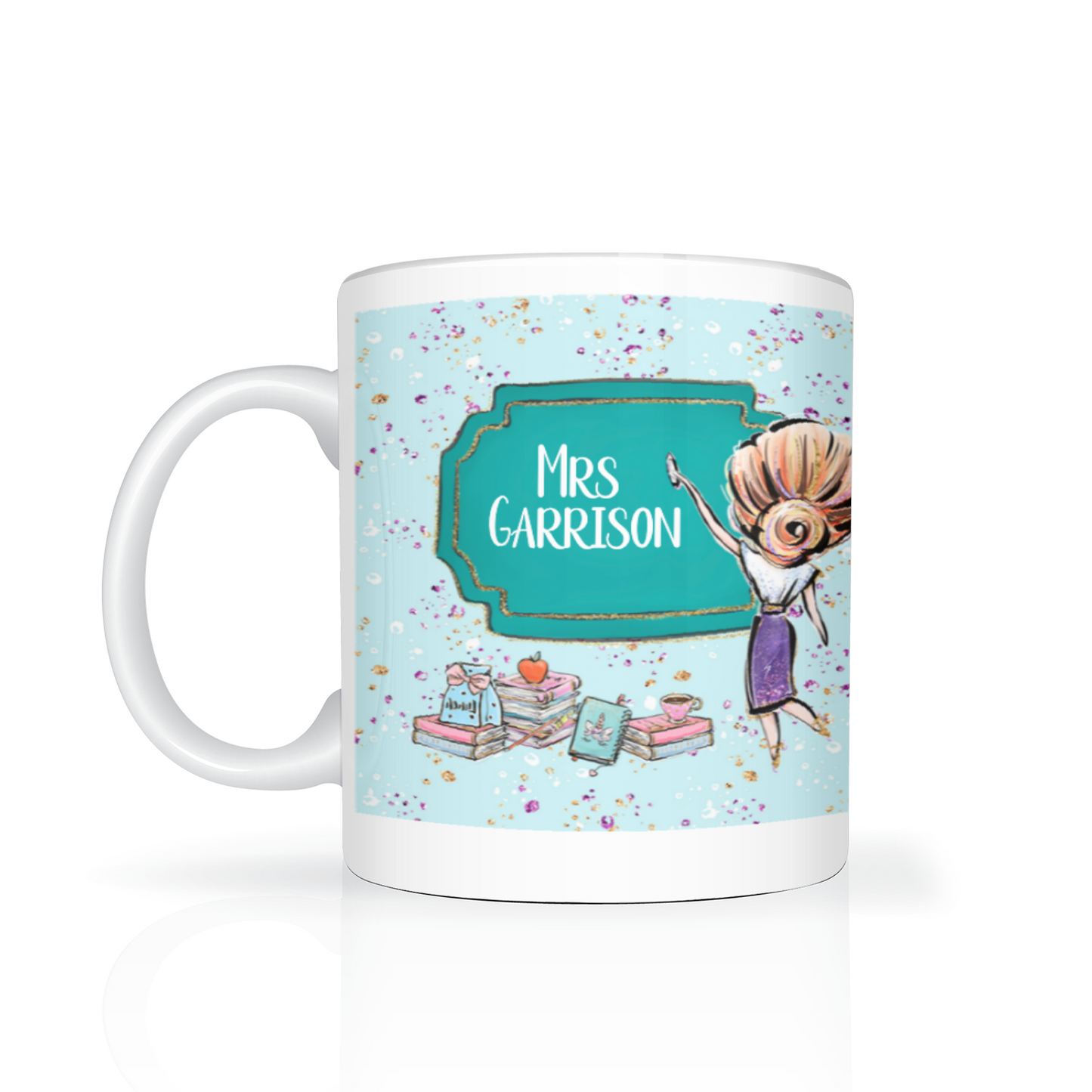 Thank You Teacher Personalised 11oz Mug #10