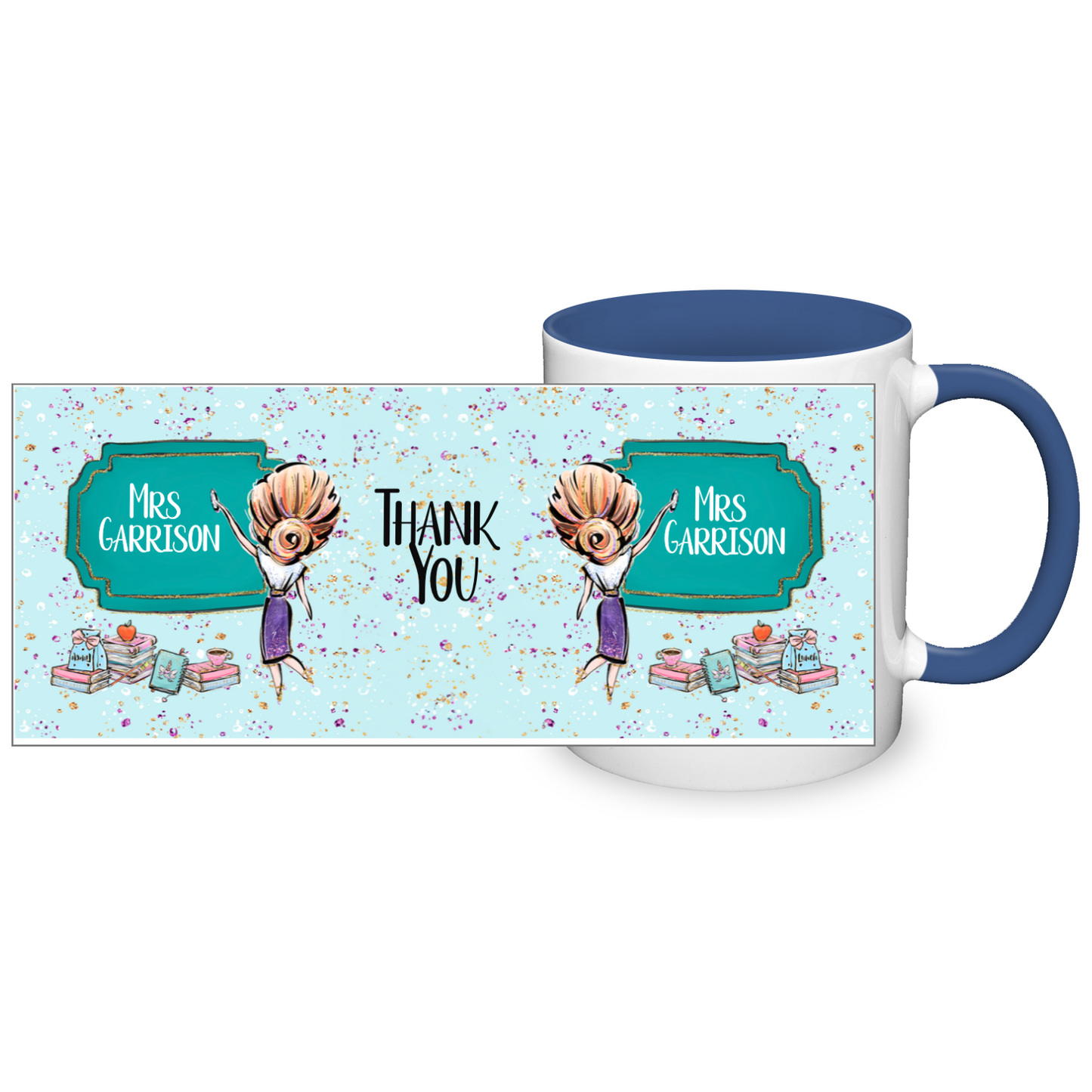 Thank You Teacher Personalised 11oz Mug #10
