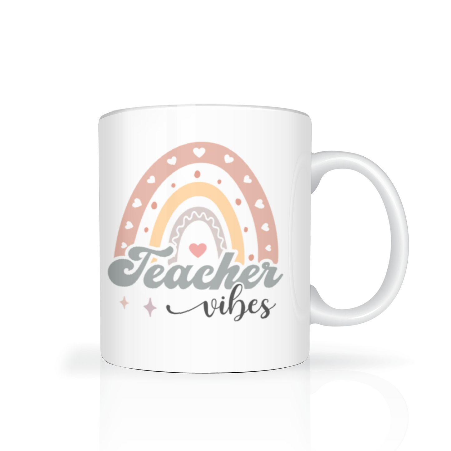 Teacher Vibes Personalised 11oz Mug