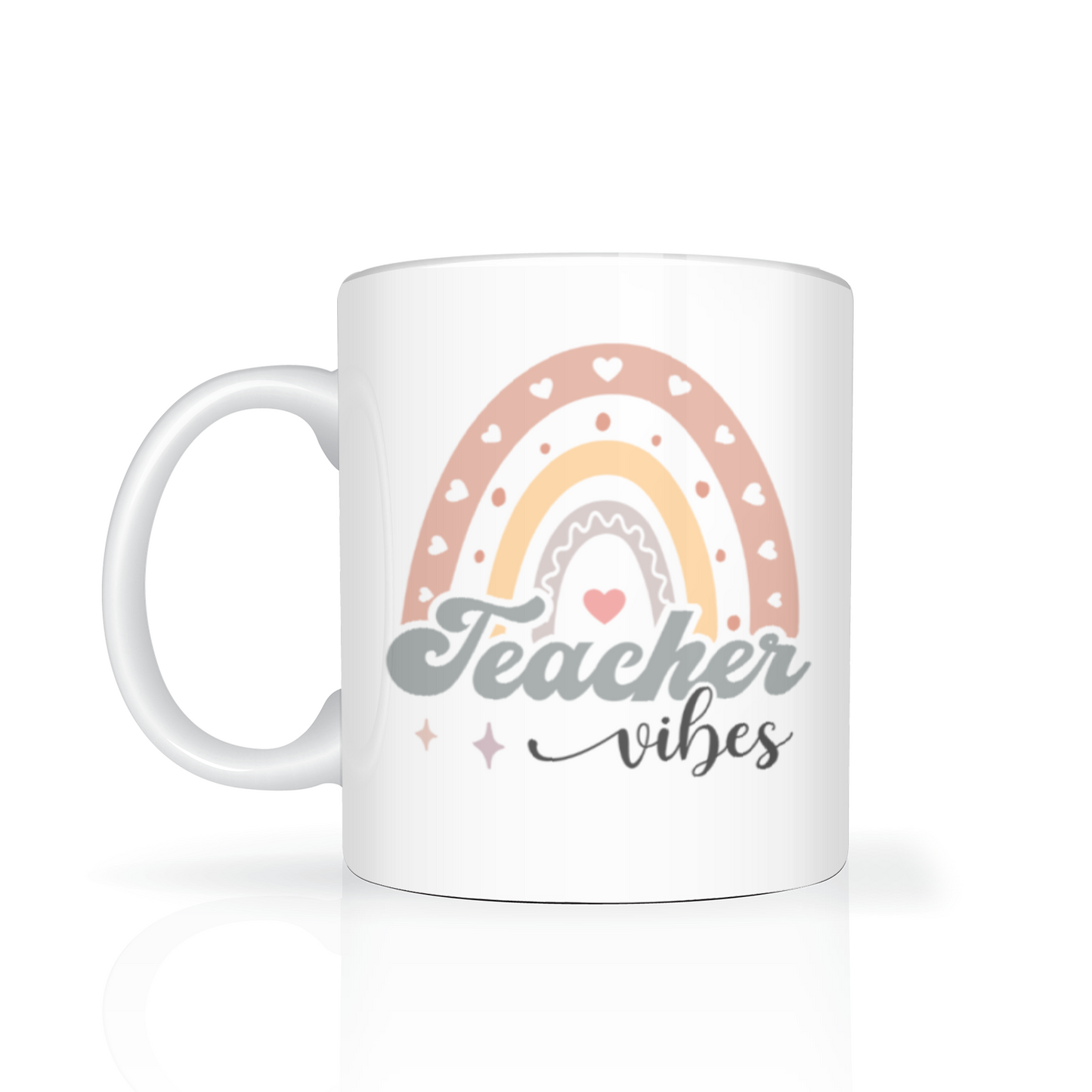 Teacher Vibes Personalised 11oz Mug