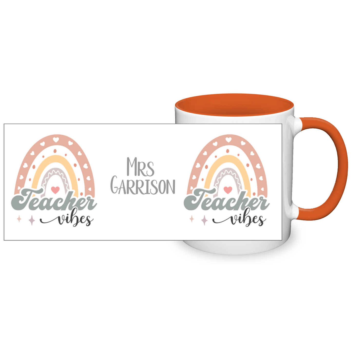 Teacher Vibes Personalised 11oz Mug