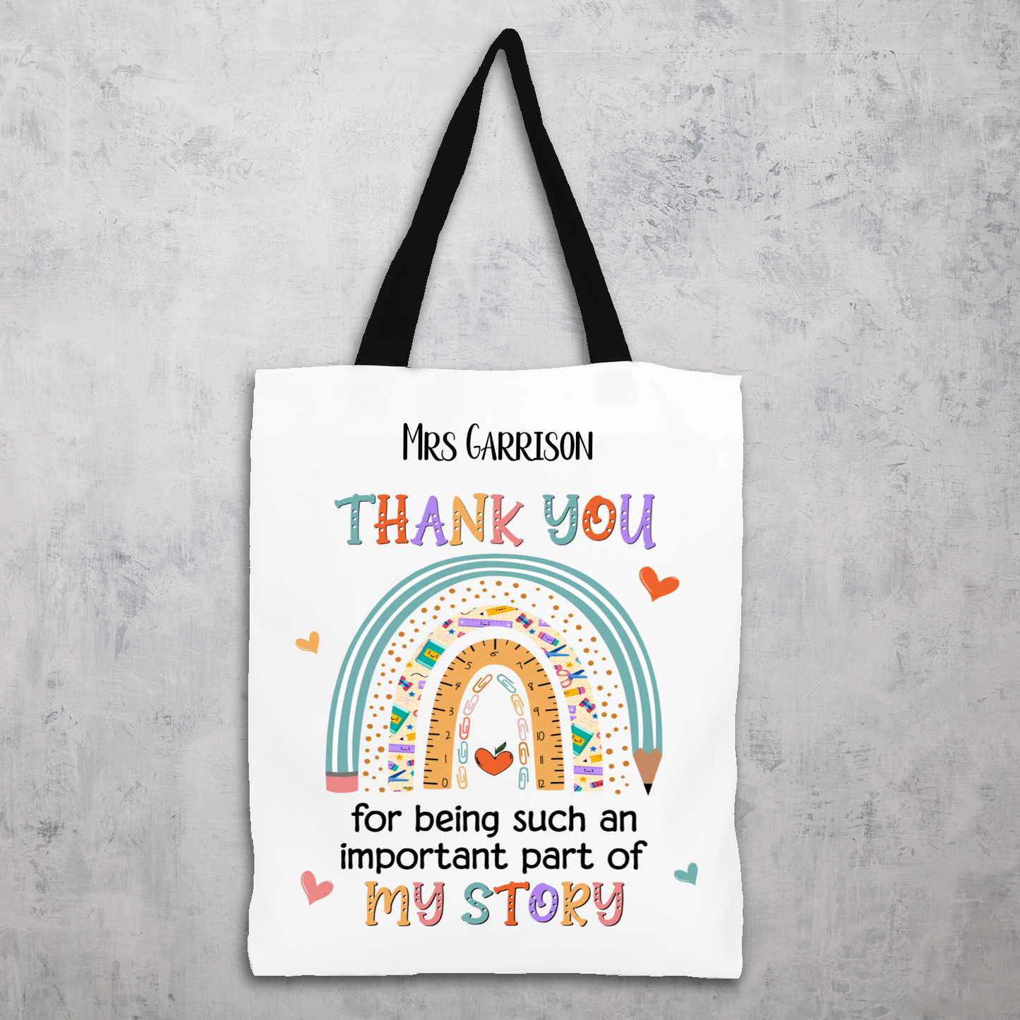 Thank You Teacher Tote Bag