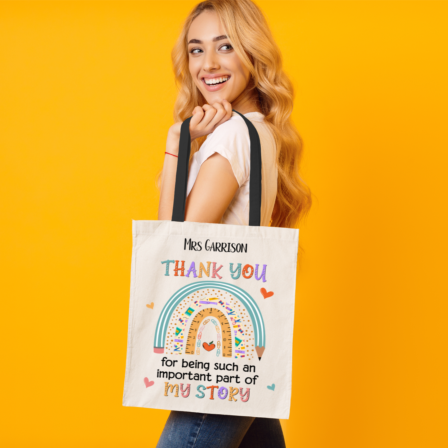 Thank You Teacher Tote Bag