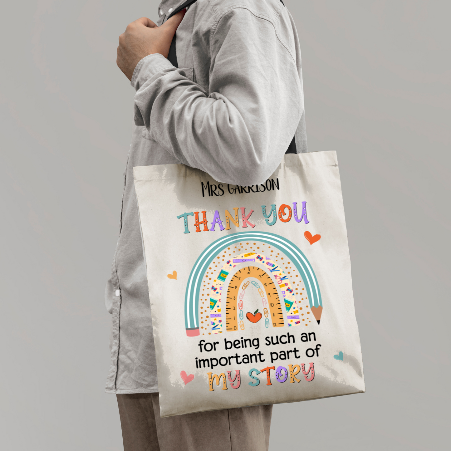 Thank You Teacher Tote Bag