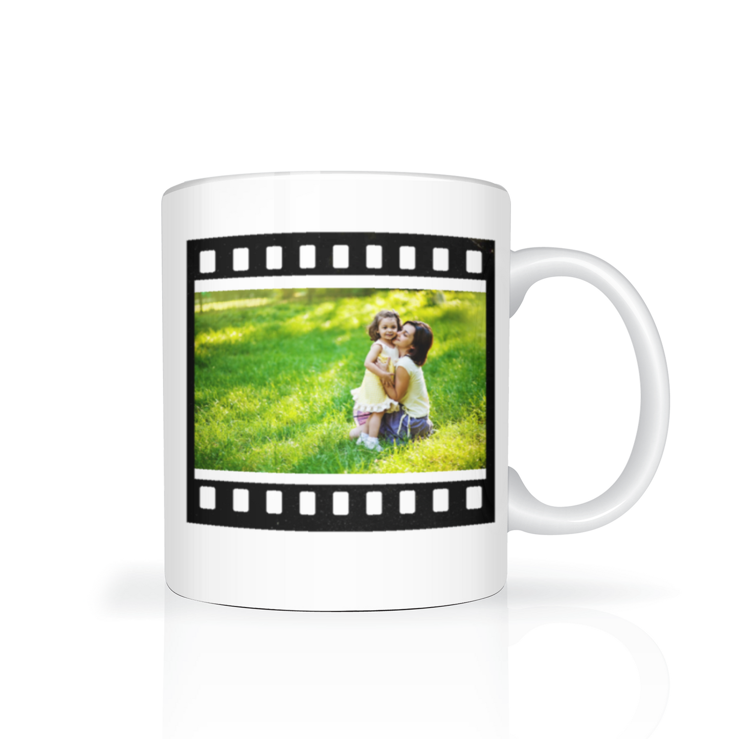 Retro Film Personalised Photo 11oz Mug