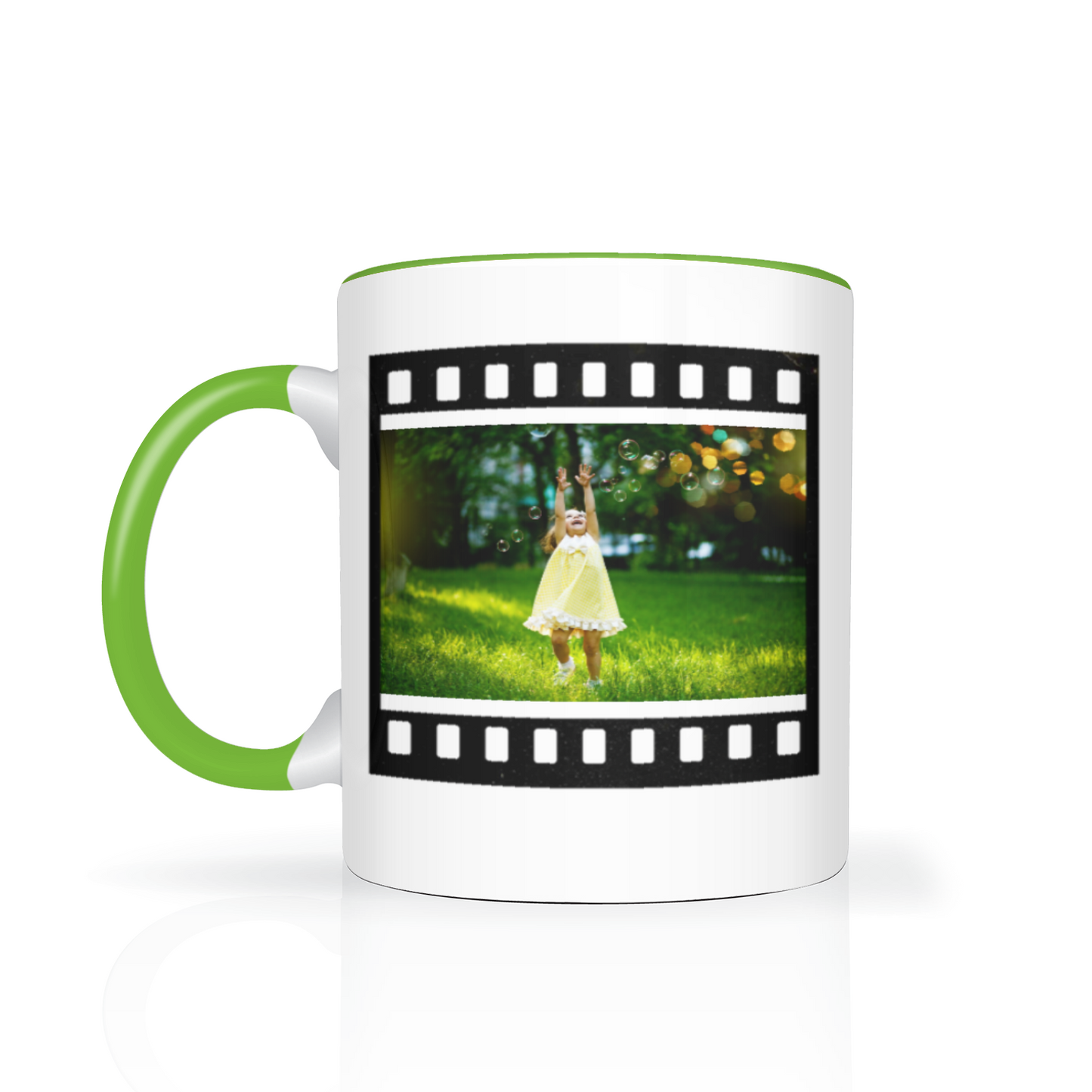 Retro Film Personalised Photo 11oz Mug