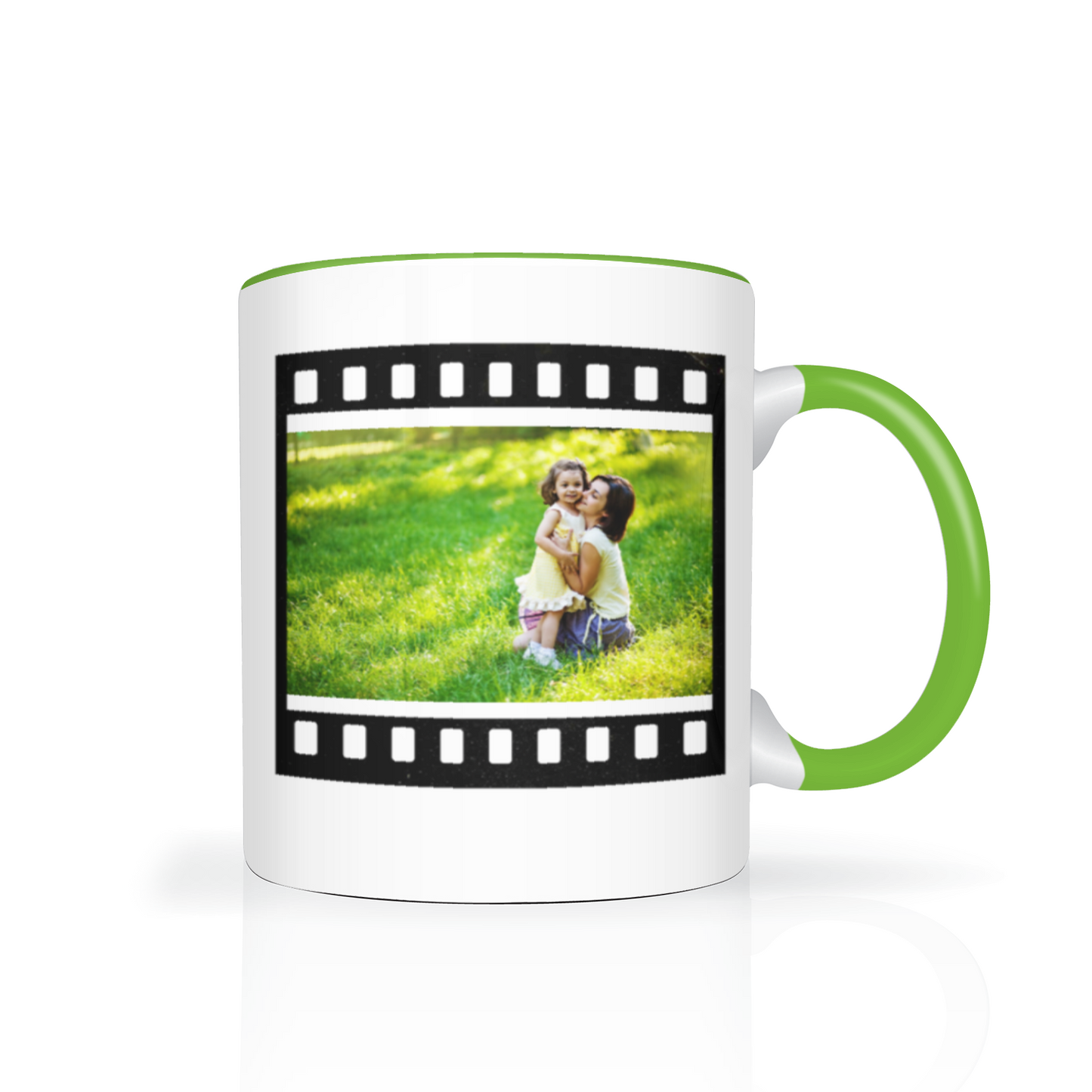 Retro Film Personalised Photo 11oz Mug