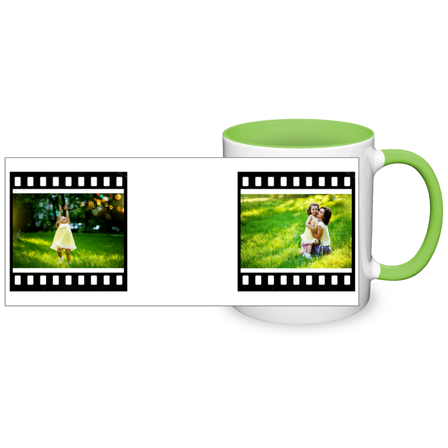 Retro Film Personalised Photo 11oz Mug