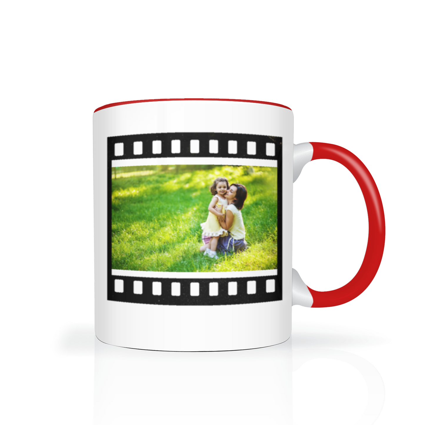 Retro Film Personalised Photo 11oz Mug