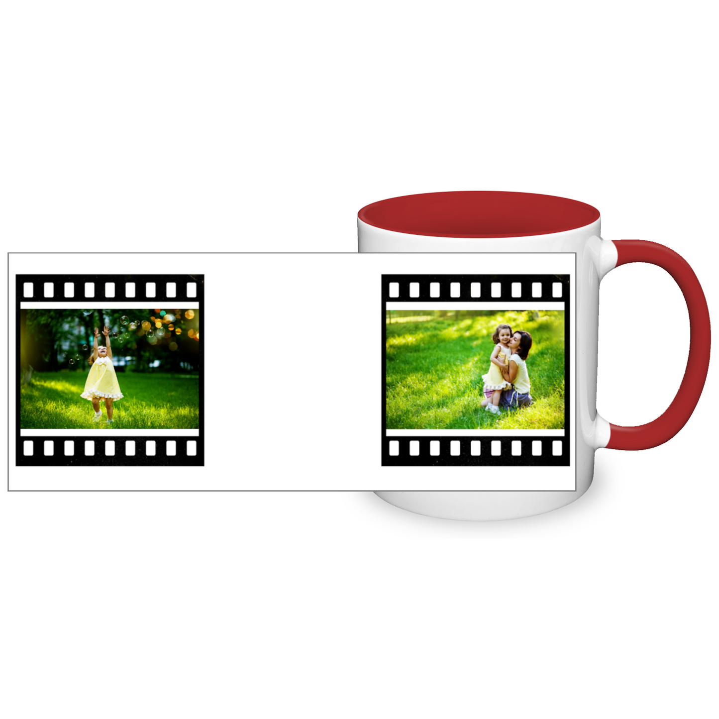 Retro Film Personalised Photo 11oz Mug