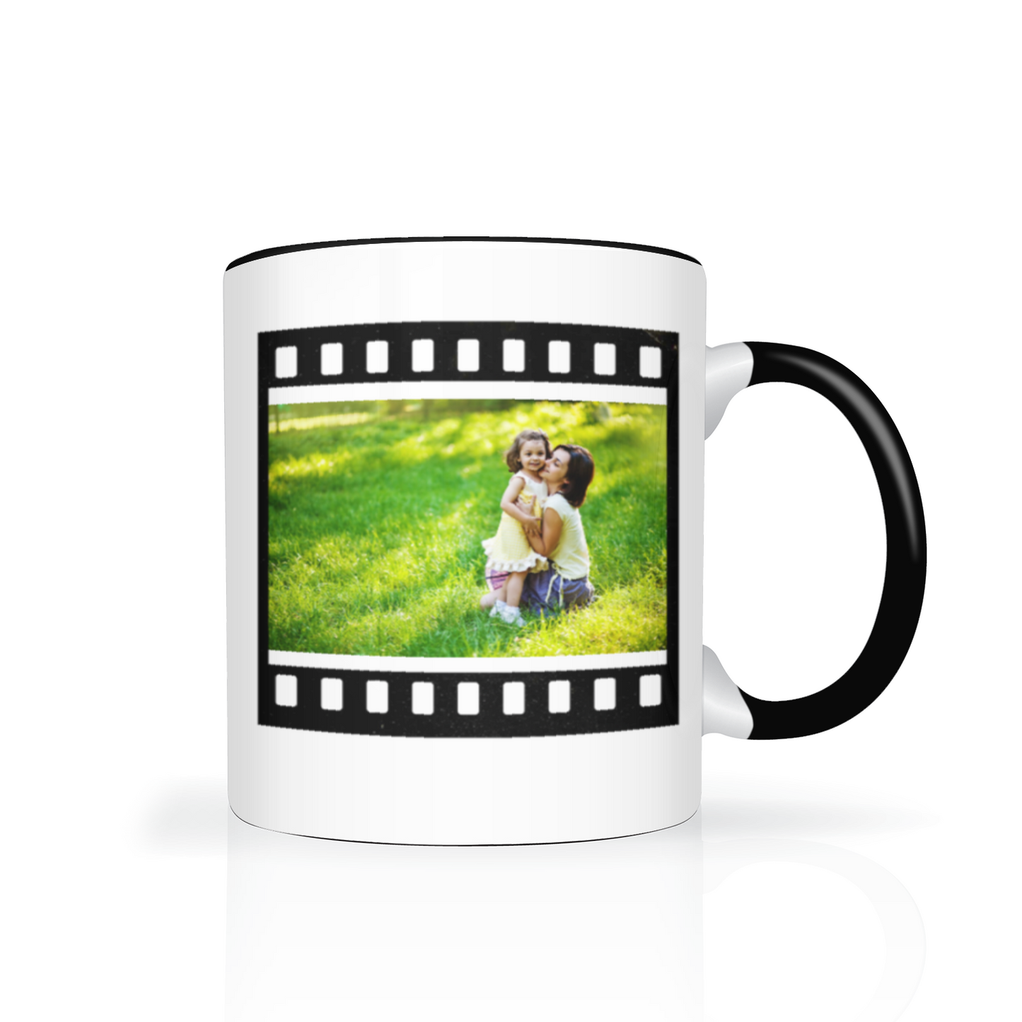 Retro Film Personalised Photo 11oz Mug