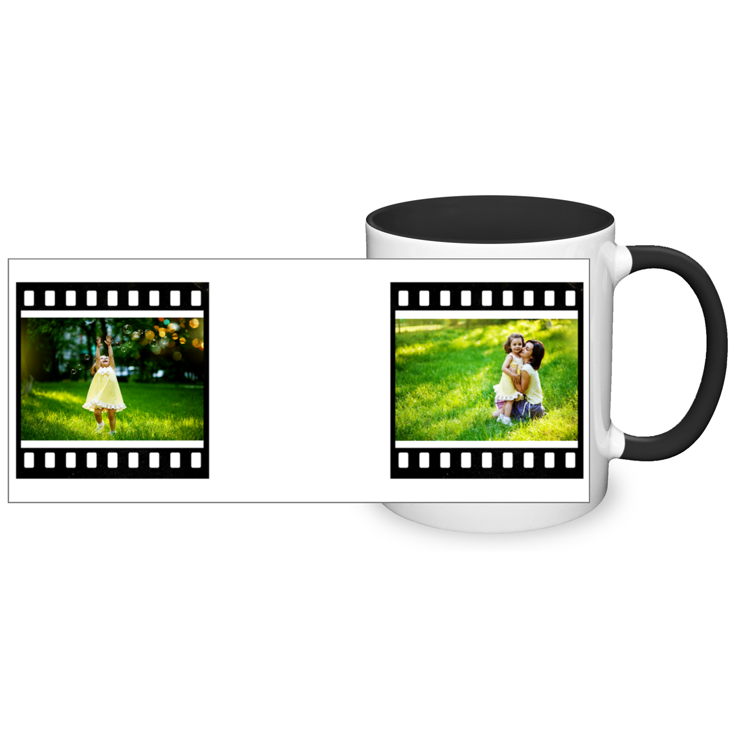 Retro Film Personalised Photo 11oz Mug