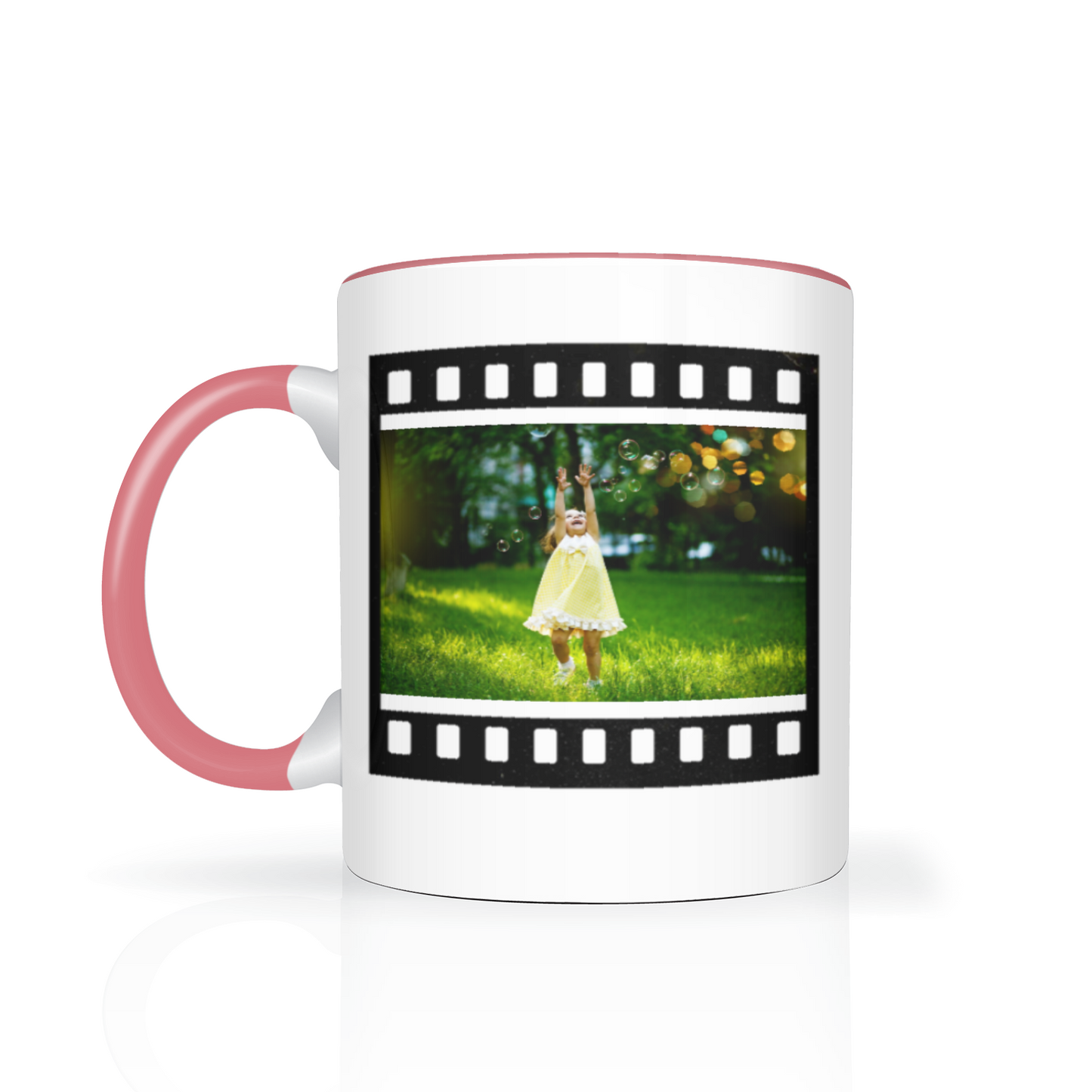 Retro Film Personalised Photo 11oz Mug